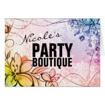 Promotional Party Planner Fun Dots Note Card