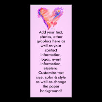 PROMOTIONAL RACK CARDS - Heart Felt rack cards