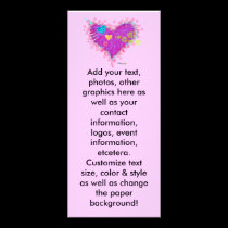 PROMOTIONAL RACK CARDS - HEARTS A FIRE! rack cards
