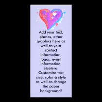 PROMOTIONAL RACK CARDS - Torn Heart rack cards