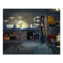 Prop House Fire Art Photo
