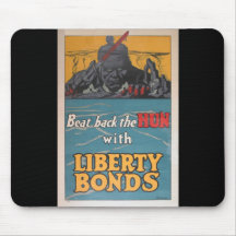 Propaganda Poster "Beat Back the Hun" Mouse Pad