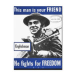 Propaganda Poster Postcard