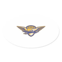 Propeller Aeroplane Shield Wings Retro