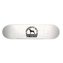 Property Doberman Pinscher Skateboard Decks