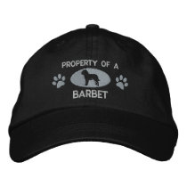 Property of a Barbet Embroidered Hat (Silver)