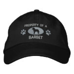 Property of a Barbet Embroidered Hat (Silver) embroidered hats