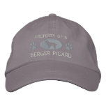 Property of a Berger Picard Embroidered Hat (Grey) embroidered hats