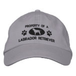 Property of a Labrador Retriever Embroidered Hat embroidered hats