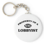 Property of a LOBBYIST keychains