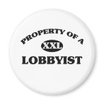 Property of a LOBBYIST magnets