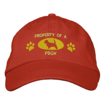 Property of a PBGV Embroidered Hat (Orange)