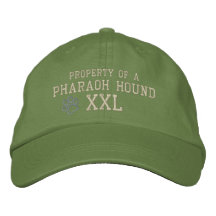 Property of a Pharaoh Hound Embroidered Hat