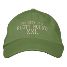 Property of a Plott Hound Embroidered Hat