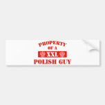 Property Of A Polish Guy Bumper Stickers