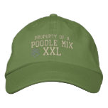 Property of a Poodle Mix Embroidered Hat embroidered hats