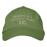 Property of a Portuguese Podengo Embroidered Hat embroidered hats