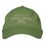 Property of a Presa Canario Embroidered Hat embroidered hats