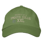 Property of a Smooth Collie Embroidered Hat embroidered hats