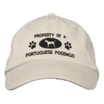 Property of a Smooth Portuguese Podengo embroidered hats