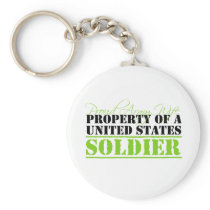 Property of a United States Soldier Key Chains