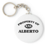 Property of ALBERTO keychains