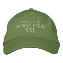 Property of an Afghan Hound Embroidered Hat embroidered hats