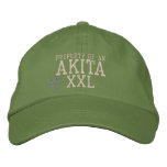 Property of an Akita Embroidered Hat embroidered hats