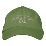 Property of an American Bulldog Embroidered Hat Embroidered Hat