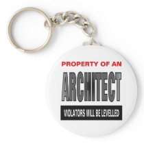 Property Of An Architect Key Chain