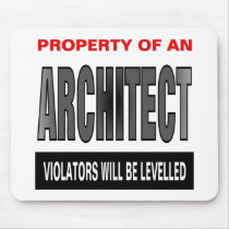 Property Of An Architect Mouse Mat