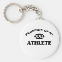 Property of an ATHLETE Key Chains