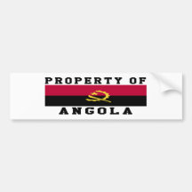 Property Of Angola Bumper Sticker