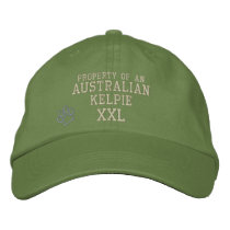 Property of Australian Kelpie Embroidered Hat