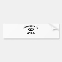 Property of AYLA Bumper Stickers