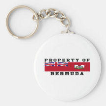 Property Of Bermuda Key Chain