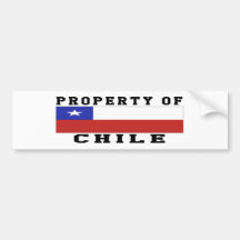 Property Of Chile Bumper Sticker