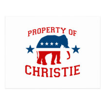 PROPERTY OF CHRISTIE POST CARD