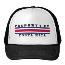 Property Of Costa Rica Mesh Hat