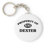 Property of DEXTER Keychain