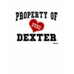 Property of Dexter t-shirts