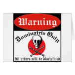 Property Of Dominatrix cards