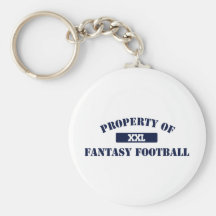 Property of Fantasy Football Key Chains