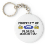 Property of Florida Drinking Team keychains