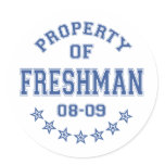 Property Of Freshman Sticker