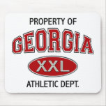 PROPERTY OF GEORGIA ATHLETIC DEPT MOUSE MAT