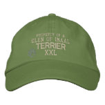 Property of Glen of Imaal Terrier Embroidered Hat embroidered hats