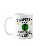Property Of Golfer University mugs