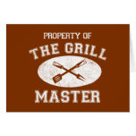 Property of Grill Master Greeting Cards