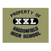 Property of Haddonfield High School Post Cards